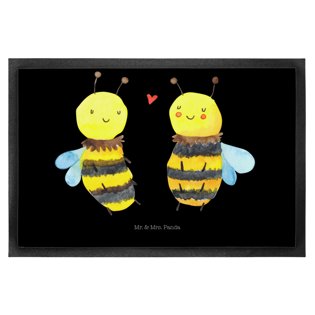 Fußmatte Biene Verliebt  Türvorleger, Schmutzmatte, Fußabtreter, Matte, Schmutzfänger, Fußabstreifer, Schmutzfangmatte, Türmatte, Motivfußmatte,  Haustürmatte, Vorleger  Biene, Wespe, Hummel