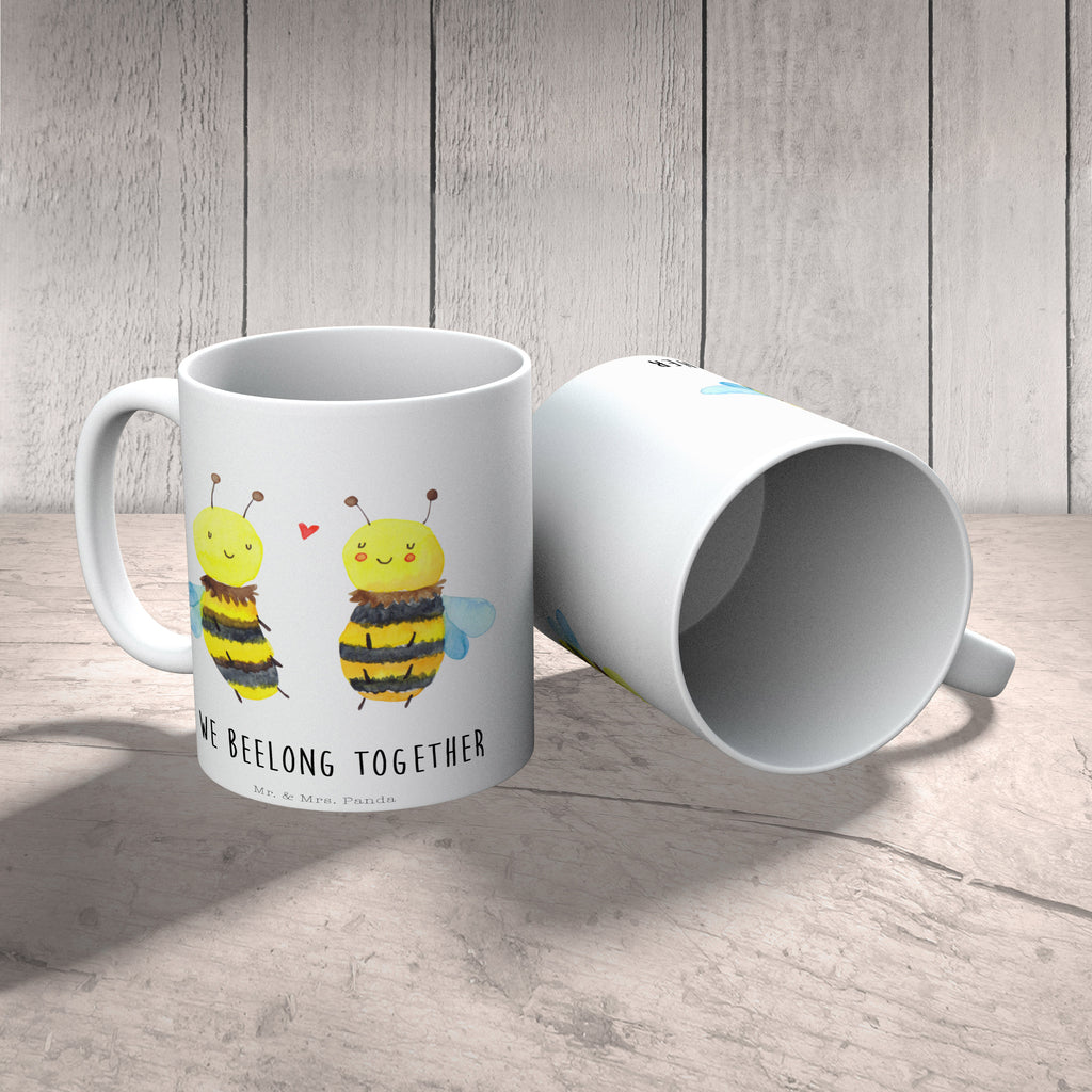 Tasse Biene Verliebt  Becher, Kaffeetasse, Kaffeebecher, Tee, Frühstück, Büro  Biene, Wespe, Hummel