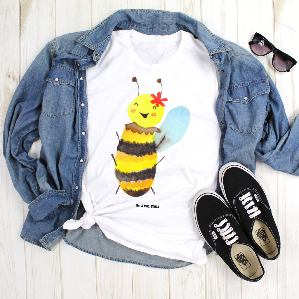 Größe XXL T-Shirt Biene Happy T-Shirt, Shirt, Tshirt, Lustiges T-Shirt, T-Shirt mit Spruch, Party, Junggesellenabschied, Jubiläum, Geburstag, Herrn, Damen, Männer, Frauen, Schlafshirt, Nachthemd, Sprüche, Biene, Wespe, Hummel