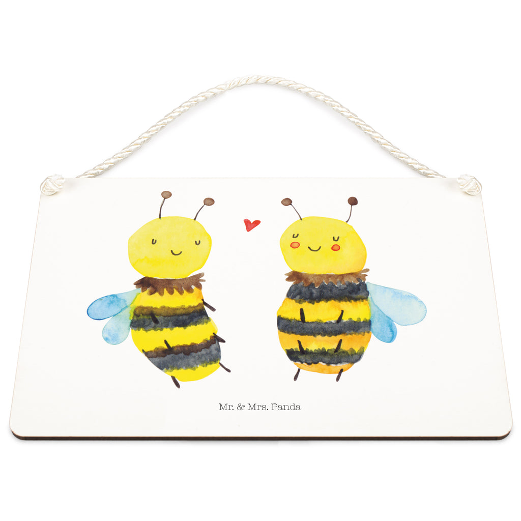 Deko Schild Biene Verliebt  Dekoschild, Deko Schild, Schild, Tür Schild, Türschild, Holzschild, Wandschild, Wanddeko  Biene, Wespe, Hummel