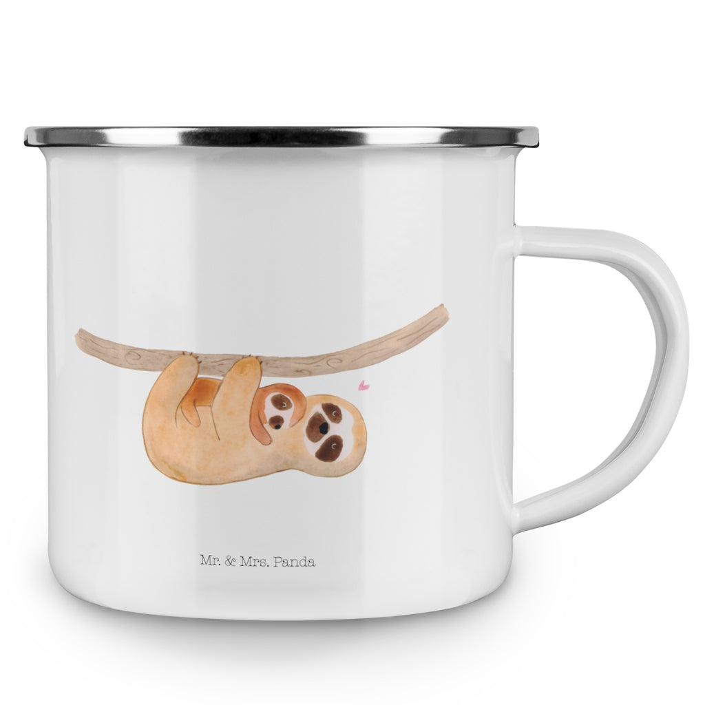 Camping Emaille Tasse Faultier mit Kind Campingtasse, Trinkbecher, Metalltasse, Outdoor Tasse, Emaille Trinkbecher, Blechtasse Outdoor, Emaille Campingbecher, Edelstahl Trinkbecher, Metalltasse für Camping, Kaffee Blechtasse, Camping Tasse Metall, Faultier, Faultier Geschenk, Faultier Deko, Kind, Baby, Liebe, Mutter, Mama, Geburt, Kinder, Faulheit, Spaß, Niedlichkeit