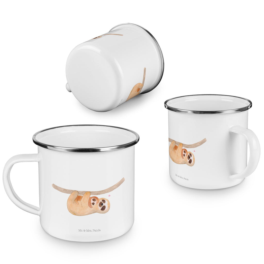 Camping Emaille Tasse Faultier mit Kind Campingtasse, Trinkbecher, Metalltasse, Outdoor Tasse, Emaille Trinkbecher, Blechtasse Outdoor, Emaille Campingbecher, Edelstahl Trinkbecher, Metalltasse für Camping, Kaffee Blechtasse, Camping Tasse Metall, Faultier, Faultier Geschenk, Faultier Deko, Kind, Baby, Liebe, Mutter, Mama, Geburt, Kinder, Faulheit, Spaß, Niedlichkeit