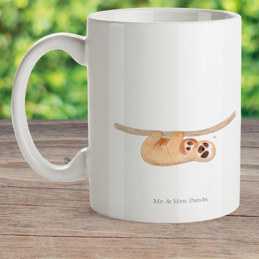 Kindertasse Faultier mit Kind Kunststoff Tasse, Kindergarten, Tasse, Trinkbecher, Camping Becher, Kaffeetasse, Kunststoffbecher, Kindergartenbecher, Outdoorgeschirr, Kunststoffgeschirr, Reisebecher, Reisetasse, Kinderbecher, Faultier, Faultier Geschenk, Faultier Deko, Kind, Baby, Liebe, Mutter, Mama, Geburt, Kinder, Faulheit, Spaß, Niedlichkeit