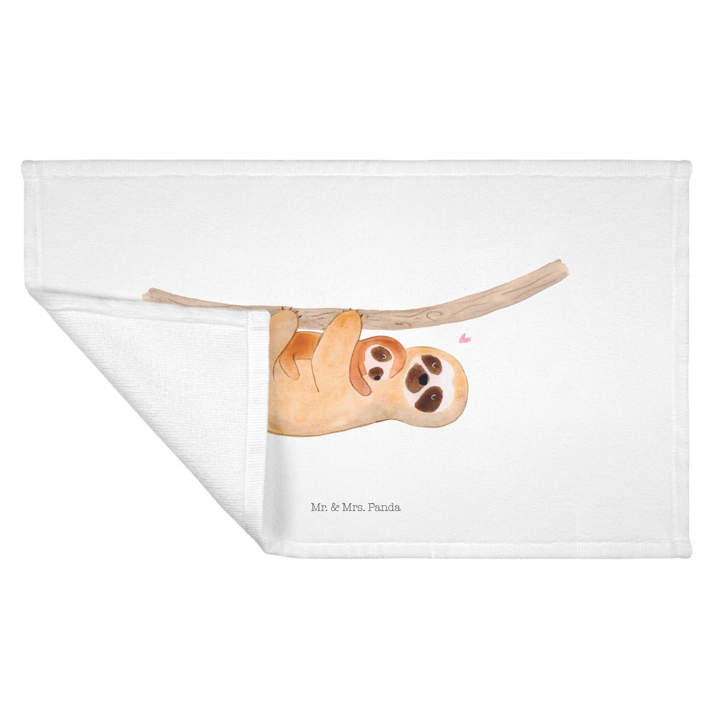 Gäste Handtuch Faultier mit Kind Gästetuch, Reisehandtuch, Sport Handtuch, Frottier, Kinder Handtuch, Faultier, Faultier Geschenk, Faultier Deko, Kind, Baby, Liebe, Mutter, Mama, Geburt, Kinder, Faulheit, Spaß, Niedlichkeit