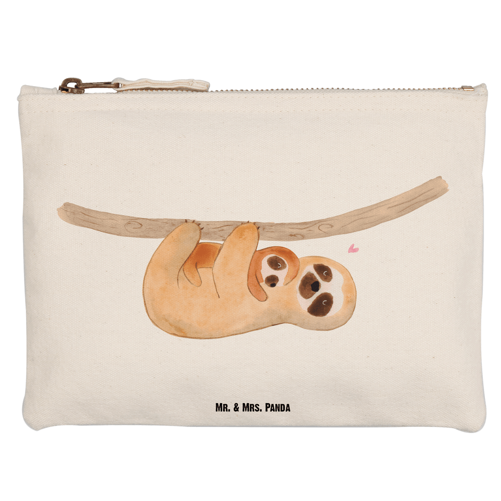 Schminktasche Faultier mit Kind Schminktasche, Kosmetiktasche, Kosmetikbeutel, Stiftemäppchen, Etui, Federmappe, Makeup, XXL, Schminketui, Kosmetiketui, Schlamperetui, Faultier, Faultier Geschenk, Faultier Deko, Kind, Baby, Liebe, Mutter, Mama, Geburt, Kinder, Faulheit, Spaß, Niedlichkeit