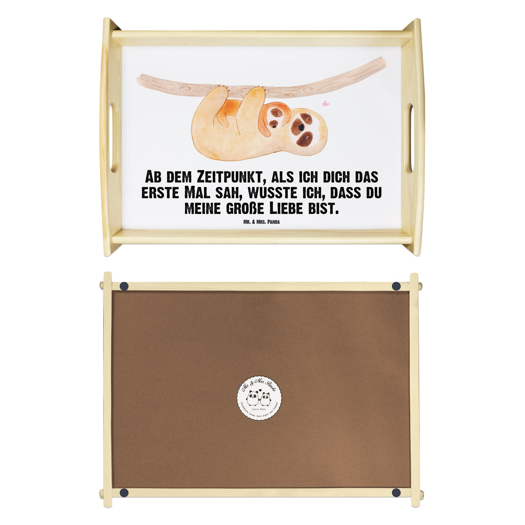 Serviertablett Faultier mit Kind Tablett, Holztablett, Küchentablett, Dekotablett, Frühstückstablett, Faultier, Faultier Geschenk, Faultier Deko, Kind, Baby, Liebe, Mutter, Mama, Geburt, Kinder, Faulheit, Spaß, Niedlichkeit