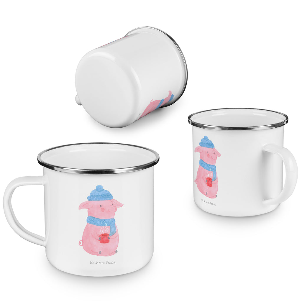 Camping Emaille Tasse Lallelndes Glühschwein Campingtasse, Trinkbecher, Metalltasse, Outdoor Tasse, Emaille Trinkbecher, Blechtasse Outdoor, Emaille Campingbecher, Edelstahl Trinkbecher, Metalltasse für Camping, Kaffee Blechtasse, Camping Tasse Metall, Winter, Weihnachten, Weihnachtsdeko, Nikolaus, Advent, Heiligabend, Wintermotiv, Glühwein, Betrunken, Weihnachtsmarkt, Spruch