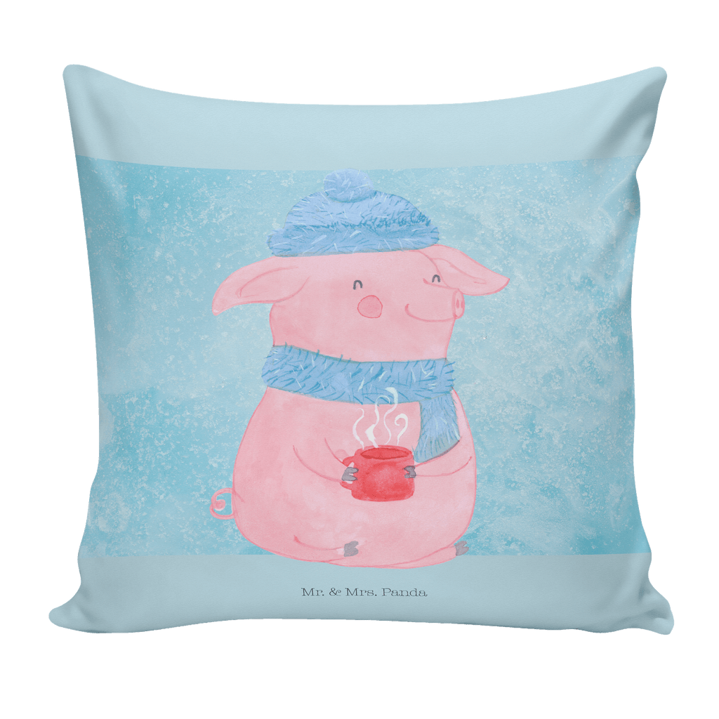 40x40 Kissen Lallelndes Glühschwein Kissenhülle, Kopfkissen, Sofakissen, Dekokissen, Motivkissen, Winter, Weihnachten, Weihnachtsdeko, Nikolaus, Advent, Heiligabend, Wintermotiv, Glühwein, Betrunken, Weihnachtsmarkt, Spruch