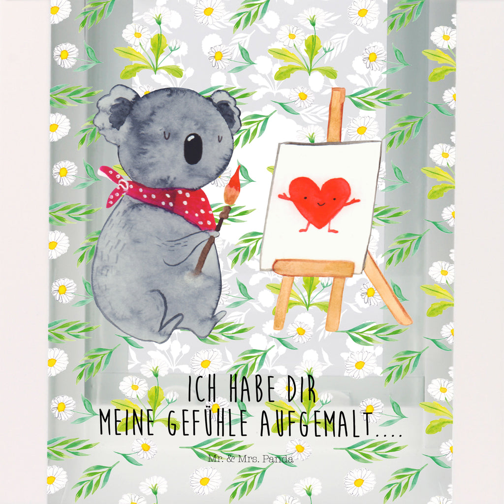 Deko Laterne Koala Künstler Koala, Liebe, Liebensbeweis, Liebesgeschenk, Gefühle, Künstler, zeichnen Gartenlampe, Gartenleuchte, Gartendekoration, Gartenlicht, Laterne  kleine Laternen, XXL Laternen, Laterne groß,   Koala, Koalabär