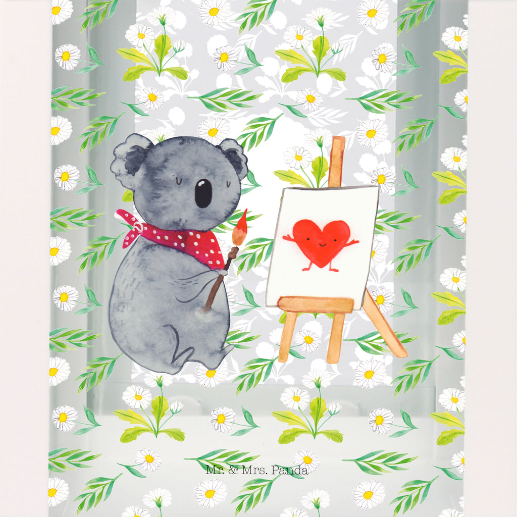 Deko Laterne Koala Künstler Koala, Liebe, Liebensbeweis, Liebesgeschenk, Gefühle, Künstler, zeichnen Gartenlampe, Gartenleuchte, Gartendekoration, Gartenlicht, Laterne  kleine Laternen, XXL Laternen, Laterne groß,   Koala, Koalabär