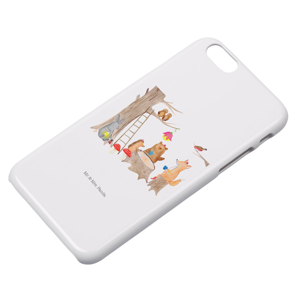 Iphone 7 / 7S Handyhülle Waldtiere Picknick Handyhülle, Handycover, Cover, Handy, Hülle, Iphone 7, Iphone 7S, Tiermotive, Gute Laune, lustige Sprüche, Tiere, Waldtiere, Picknick, Wald, Fuchs, Hase, Igel, Maus, Eichhörnchen
