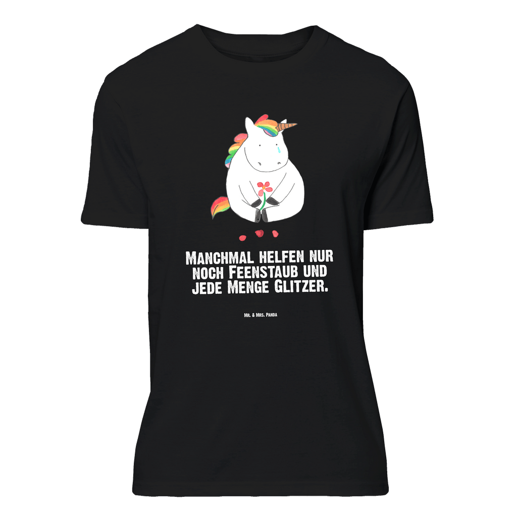 Größe XL T-Shirt Einhorn Traurig T-Shirt, Shirt, Tshirt, Lustiges T-Shirt, T-Shirt mit Spruch, Party, Junggesellenabschied, Jubiläum, Geburstag, Herrn, Damen, Männer, Frauen, Schlafshirt, Nachthemd, Sprüche, Einhorn, Einhörner, Einhorn Deko, Pegasus, Unicorn, Glitzer, Trösten. Freundschaft, Freunde, Liebe, Trauer, Grußkarte, Blume