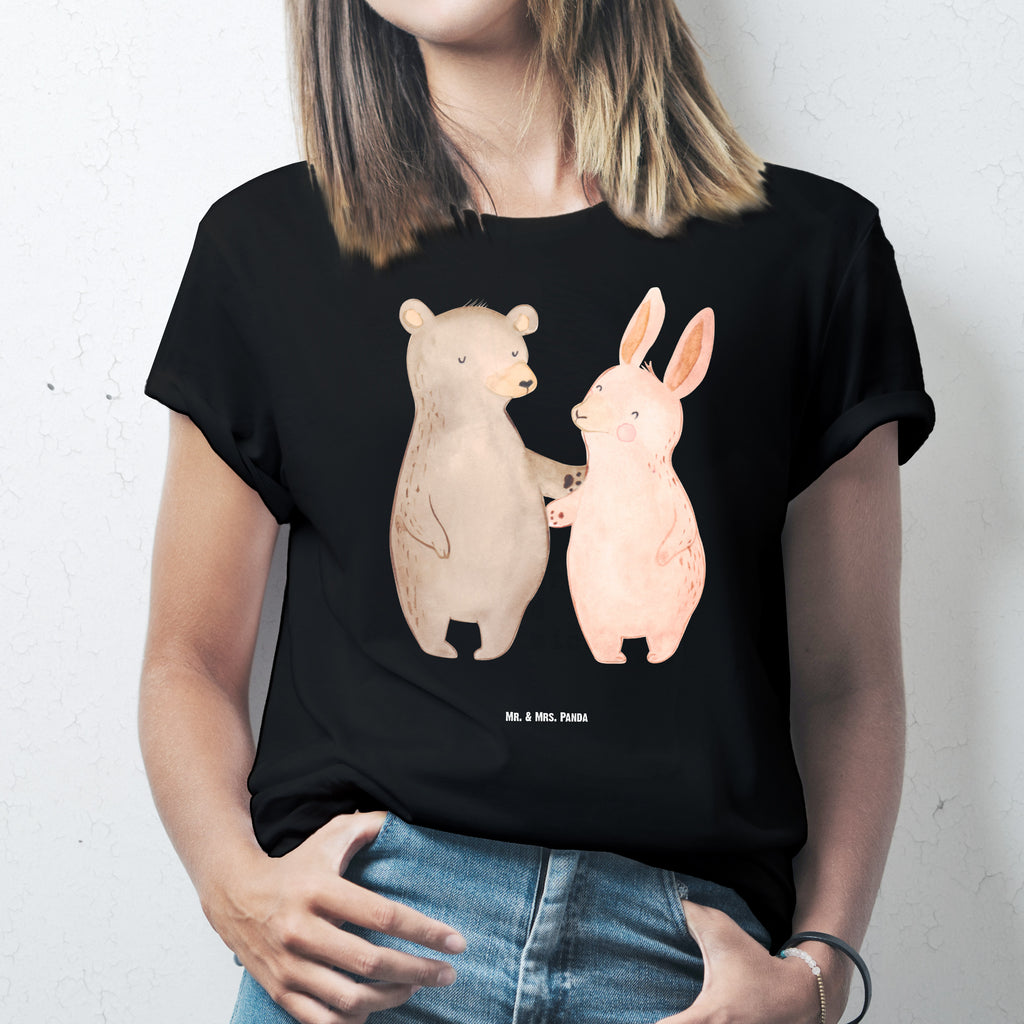 Größe XXL T-Shirt Bär Hase Umarmen T-Shirt, Shirt, Tshirt, Lustiges T-Shirt, T-Shirt mit Spruch, Party, Junggesellenabschied, Jubiläum, Geburstag, Herrn, Damen, Männer, Frauen, Schlafshirt, Nachthemd, Sprüche, Liebe, Partner, Freund, Freundin, Ehemann, Ehefrau, Heiraten, Verlobung, Heiratsantrag, Liebesgeschenk, Jahrestag, Hocheitstag, Freunde, bester Freund, Hase, Bär, Bärchen, best friends