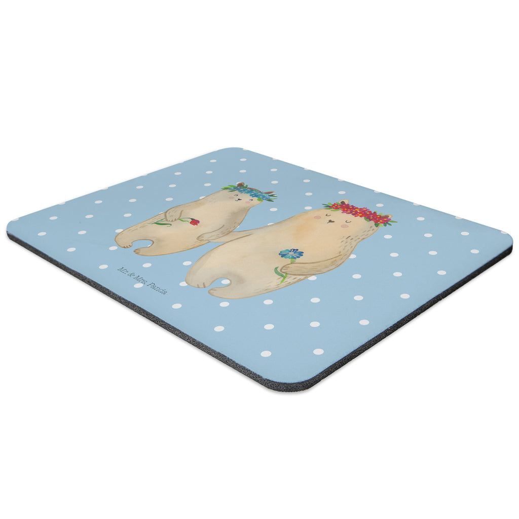 Mauspad Bären mit Blumenkranz Mousepad, Computer zubehör, Büroausstattung, PC Zubehör, Arbeitszimmer, Mauspad, Einzigartiges Mauspad, Designer Mauspad, Familie, Vatertag, Muttertag, Bruder, Schwester, Mama, Papa, Oma, Opa, Bär, Bären, Mutter, Mutti, Mami, Lieblingsmensch, Lieblingsmama, beste Mutter, weltbeste Mama, Geschenk Mama. Muttertag, Tochter, Kind, Kinder, Töchter, Family, Vorbild