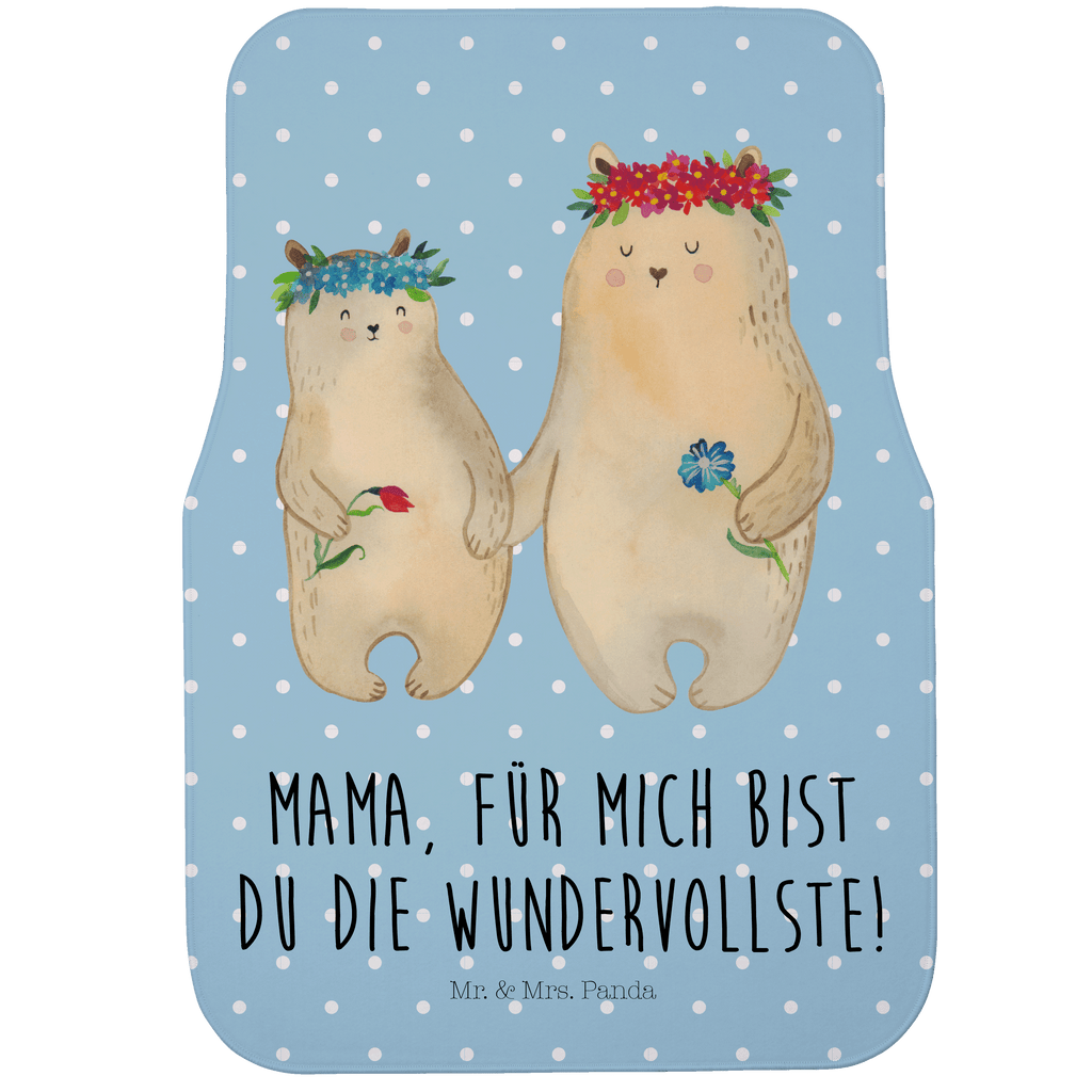 Fahrer Autofußmatte Bären mit Blumenkranz Autofußmatten, Fußmatte Auto, Fahrer, Schmutzmatte Auto, Familie, Vatertag, Muttertag, Bruder, Schwester, Mama, Papa, Oma, Opa, Bär, Bären, Mutter, Mutti, Mami, Lieblingsmensch, Lieblingsmama, beste Mutter, weltbeste Mama, Geschenk Mama. Muttertag, Tochter, Kind, Kinder, Töchter, Family, Vorbild