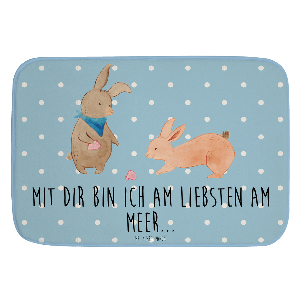Badvorleger Hasen Muschel Badematte, Badteppich, Duschvorleger, Badezimmerteppich, Badezimmermatte, Badvorleger, Duschmatte, Duschteppich, Familie, Vatertag, Muttertag, Bruder, Schwester, Mama, Papa, Oma, Opa, Hasen, beste Freundin, Freundin, Freundinnen, best friends, BFF, Muscheln sammeln, Muscheln, Meer
