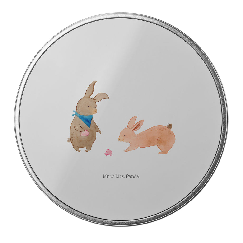 Blechdose rund Hasen Muschel Metalldose, Keksdose, Dose, Vorratsdose, Geschenkbox, Familie, Vatertag, Muttertag, Bruder, Schwester, Mama, Papa, Oma, Opa, Hasen, beste Freundin, Freundin, Freundinnen, best friends, BFF, Muscheln sammeln, Muscheln, Meer