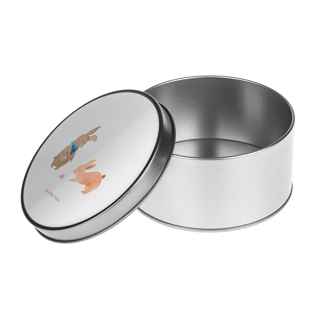 Blechdose rund Hasen Muschel Metalldose, Keksdose, Dose, Vorratsdose, Geschenkbox, Familie, Vatertag, Muttertag, Bruder, Schwester, Mama, Papa, Oma, Opa, Hasen, beste Freundin, Freundin, Freundinnen, best friends, BFF, Muscheln sammeln, Muscheln, Meer