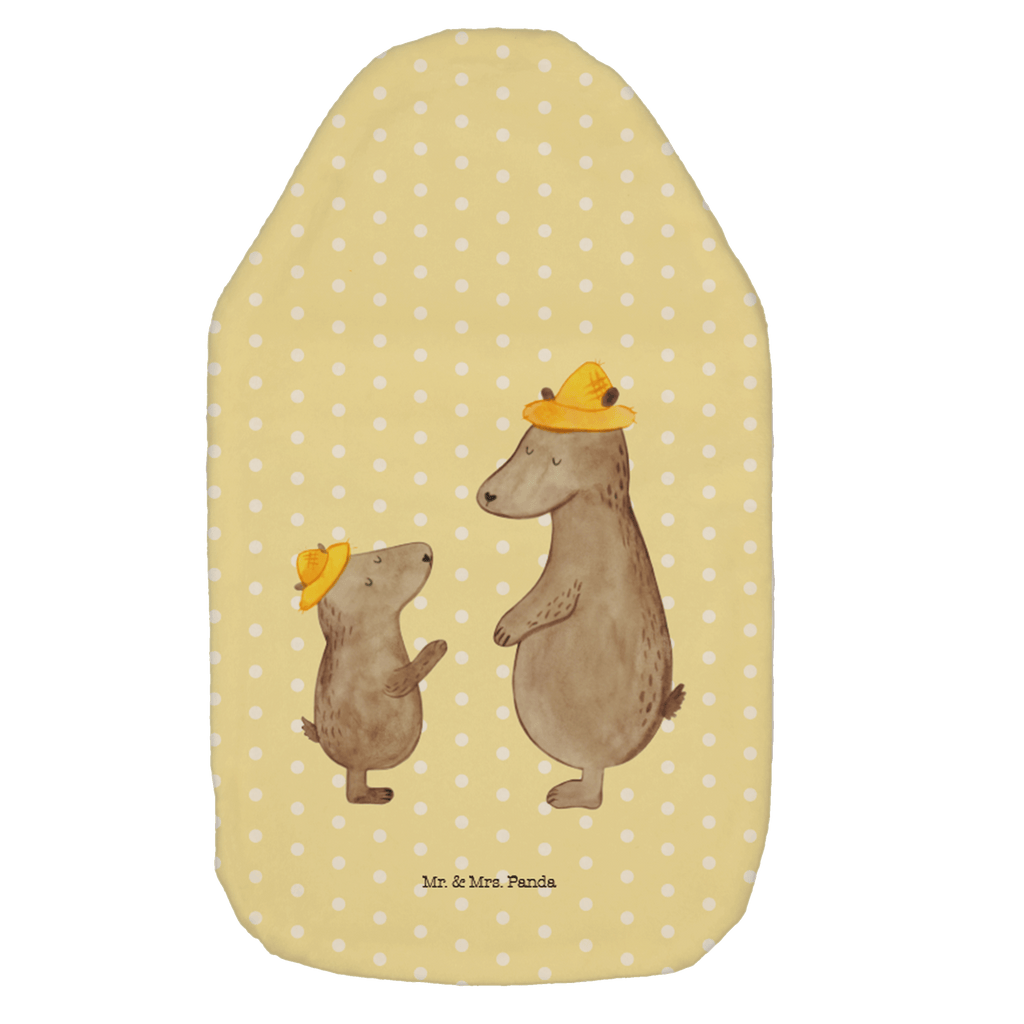 Wärmflasche Bären mit Hut Wärmekissen, Kinderwärmflasche, Körnerkissen, Wärmflaschenbezug, Wärmflasche mit Bezug, Familie, Vatertag, Muttertag, Bruder, Schwester, Mama, Papa, Oma, Opa, Bär, Bären, Vater, Papi, Paps, Dad, Daddy, Lieblingsmensch, Sohn, Söhne, Kind, Kinder, Vater-Sohn, Family, Vorbild
