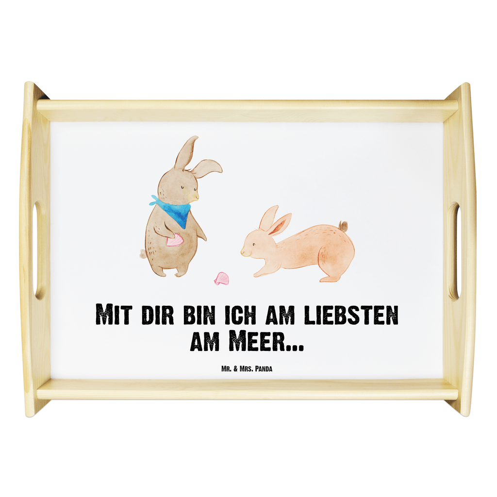 Serviertablett Hasen Muschel Tablett, Holztablett, Küchentablett, Dekotablett, Frühstückstablett, Familie, Vatertag, Muttertag, Bruder, Schwester, Mama, Papa, Oma, Opa, Hasen, beste Freundin, Freundin, Freundinnen, best friends, BFF, Muscheln sammeln, Muscheln, Meer
