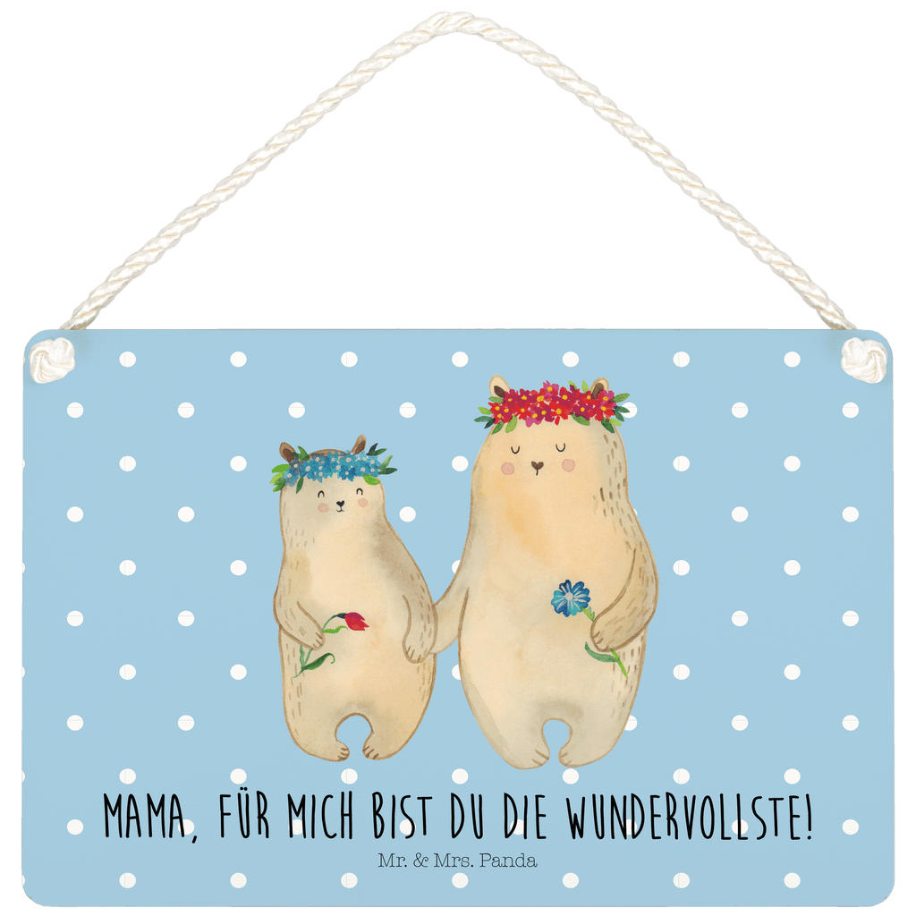 Deko Schild Bären mit Blumenkranz Dekoschild, Deko Schild, Schild, Tür Schild, Türschild, Holzschild, Wandschild, Wanddeko, Familie, Vatertag, Muttertag, Bruder, Schwester, Mama, Papa, Oma, Opa, Bär, Bären, Mutter, Mutti, Mami, Lieblingsmensch, Lieblingsmama, beste Mutter, weltbeste Mama, Geschenk Mama. Muttertag, Tochter, Kind, Kinder, Töchter, Family, Vorbild