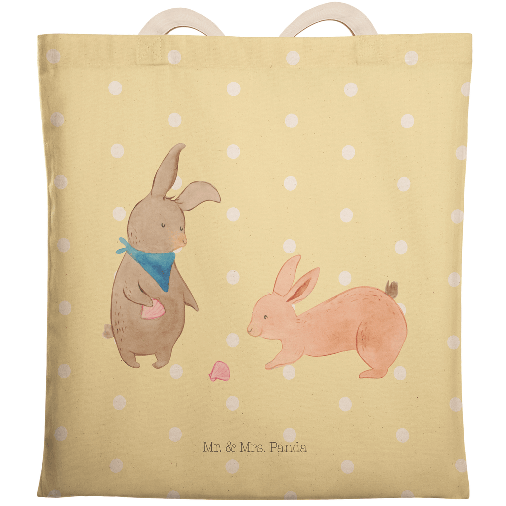 Einkaufstasche Hasen Muschel Tragetasche, Tasche, Beutel, Stofftasche, Baumwolltasche, Umhängetasche, Shopper, Familie, Vatertag, Muttertag, Bruder, Schwester, Mama, Papa, Oma, Opa, Hasen, beste Freundin, Freundin, Freundinnen, best friends, BFF, Muscheln sammeln, Muscheln, Meer