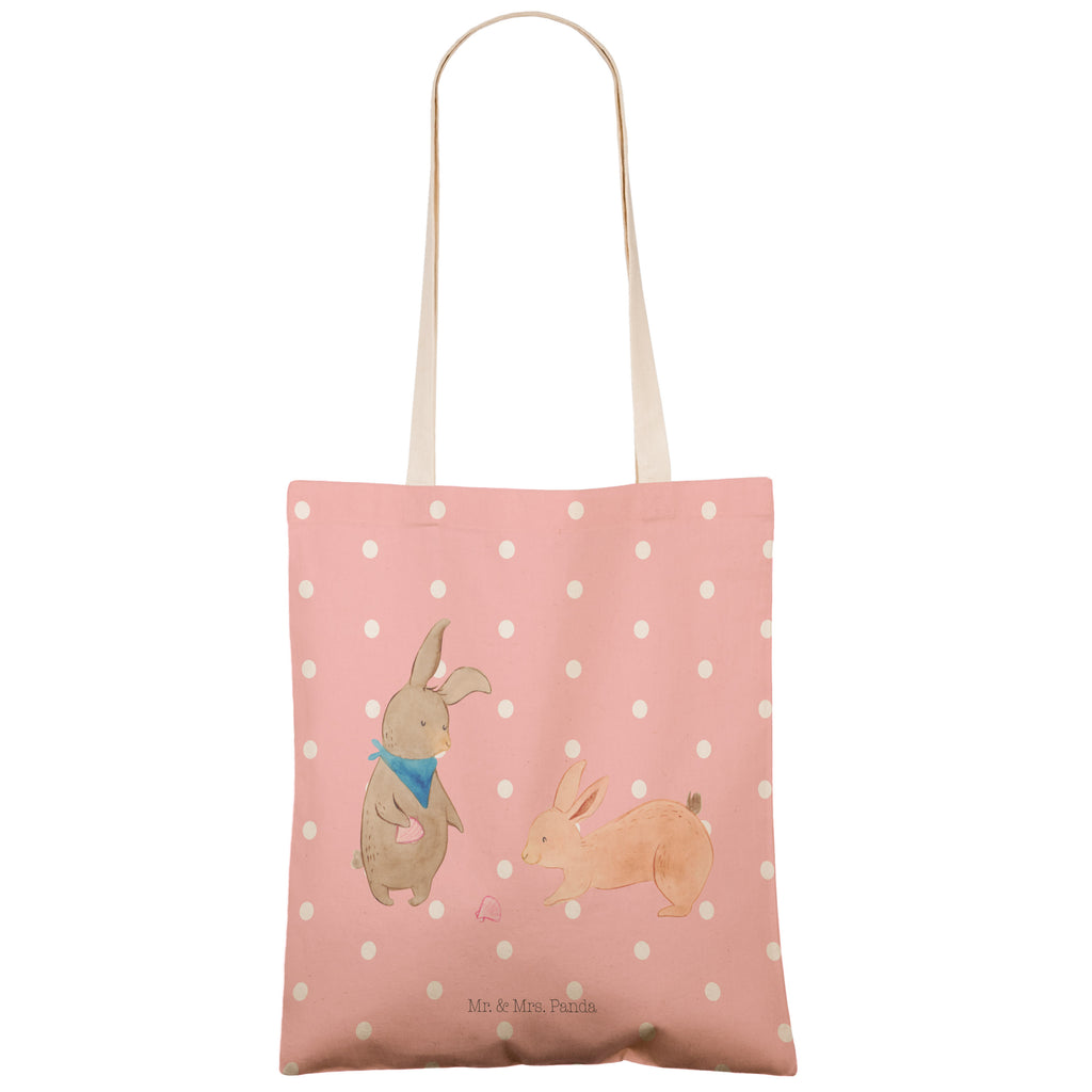 Einkaufstasche Hasen Muschel Tragetasche, Tasche, Beutel, Stofftasche, Baumwolltasche, Umhängetasche, Shopper, Familie, Vatertag, Muttertag, Bruder, Schwester, Mama, Papa, Oma, Opa, Hasen, beste Freundin, Freundin, Freundinnen, best friends, BFF, Muscheln sammeln, Muscheln, Meer