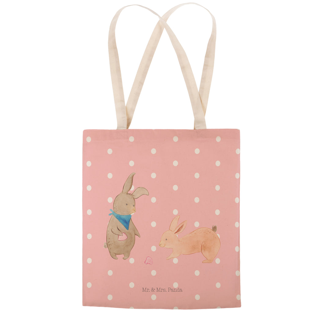 Einkaufstasche Hasen Muschel Tragetasche, Tasche, Beutel, Stofftasche, Baumwolltasche, Umhängetasche, Shopper, Familie, Vatertag, Muttertag, Bruder, Schwester, Mama, Papa, Oma, Opa, Hasen, beste Freundin, Freundin, Freundinnen, best friends, BFF, Muscheln sammeln, Muscheln, Meer