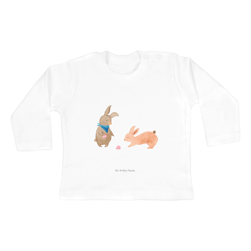 18-24 Monate Baby Longsleeve Hasen Muschel Mädchen, Jungen, Baby, Langarm, Bio, Kleidung, Longsleeve, Familie, Vatertag, Muttertag, Bruder, Schwester, Mama, Papa, Oma, Opa, Hasen, beste Freundin, Freundin, Freundinnen, best friends, BFF, Muscheln sammeln, Muscheln, Meer