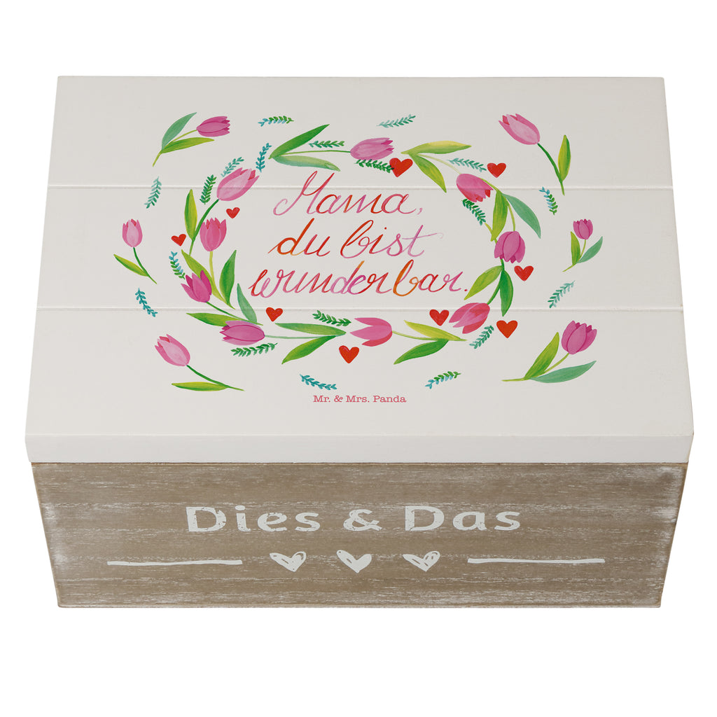 Holzkiste Mama Tulpen Mama, Mutter, Mami, Mutti, Mom,  Holzkiste, Kiste, Schatzkiste, Truhe, Schatulle, XXL,  Erinnerungsbox, Erinnerungskiste, Dekokiste, Aufbewahrungsbox  Blumen Deko, Frühlings Deko, Sommer Deko, Dekoration, positive Botschaft, Naturliebhaber, Outdoor, Natur, Abenteuer