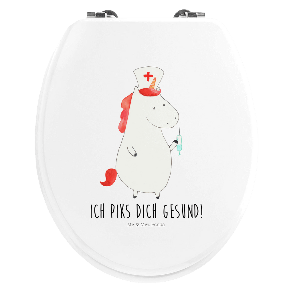 Motiv WC Sitz Einhorn Krankenschwester Klobrille, Klodeckel, Toilettendeckel, WC-Sitz, Toilette, Einhorn, Einhörner, Einhorn Deko, Pegasus, Unicorn, Krankenschwester Geschenk, Krankenpfleger Geschenk, Krankenpflegerin, Krankenschwester Dankeschön, Krankenhaus, Ärztin Geschenk