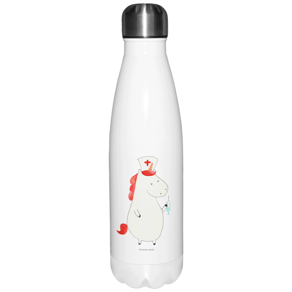 Thermosflasche Einhorn Krankenschwester Isolierflasche, Thermoflasche, Trinkflasche, Thermos, Edelstahl, Einhorn, Einhörner, Einhorn Deko, Pegasus, Unicorn, Krankenschwester Geschenk, Krankenpfleger Geschenk, Krankenpflegerin, Krankenschwester Dankeschön, Krankenhaus, Ärztin Geschenk