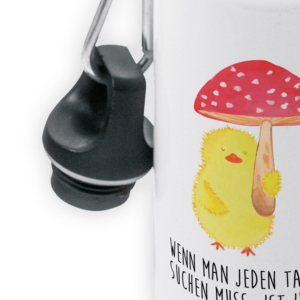 Kindertrinkflasche Küken Fliegenpilz Kindertrinkflasche, Kinder Trinkflasche, Trinkflasche, Flasche, Kinderflasche, Kinder, Kids, Kindergarten Flasche, Grundschule, Jungs, Mädchen, Ostern, Osterhase, Ostergeschenke, Osternest, Osterdeko, Geschenk zu Ostern, Küken, Fliegenpilz, Glückspilz, Frohe Ostern, Ostergrüße