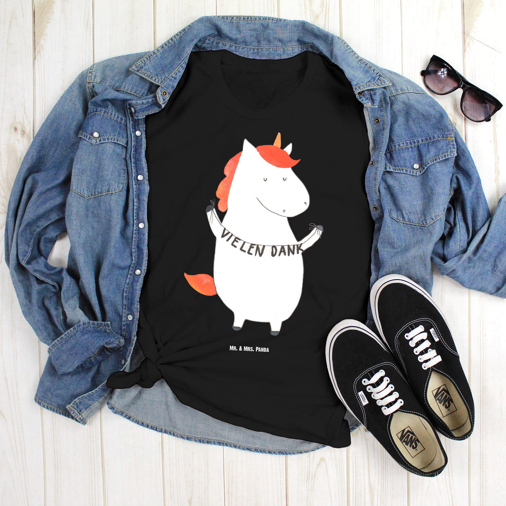 Größe XL T-Shirt Einhorn Vielen Dank T-Shirt, Shirt, Tshirt, Lustiges T-Shirt, T-Shirt mit Spruch, Party, Junggesellenabschied, Jubiläum, Geburstag, Herrn, Damen, Männer, Frauen, Schlafshirt, Nachthemd, Sprüche, Einhorn, Einhörner, Einhorn Deko, Pegasus, Unicorn, Danke, vielen Dank, Dankeschön, Danksagung