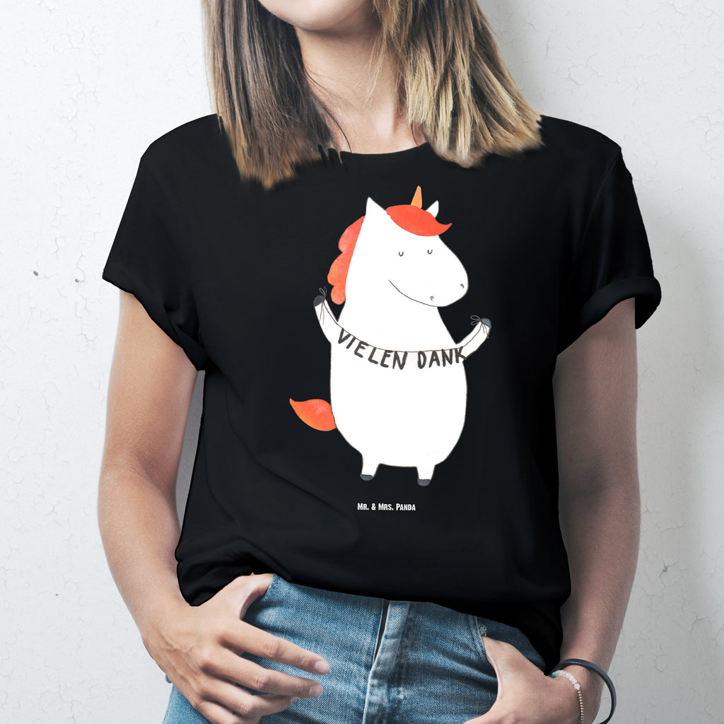 Größe XL T-Shirt Einhorn Vielen Dank T-Shirt, Shirt, Tshirt, Lustiges T-Shirt, T-Shirt mit Spruch, Party, Junggesellenabschied, Jubiläum, Geburstag, Herrn, Damen, Männer, Frauen, Schlafshirt, Nachthemd, Sprüche, Einhorn, Einhörner, Einhorn Deko, Pegasus, Unicorn, Danke, vielen Dank, Dankeschön, Danksagung