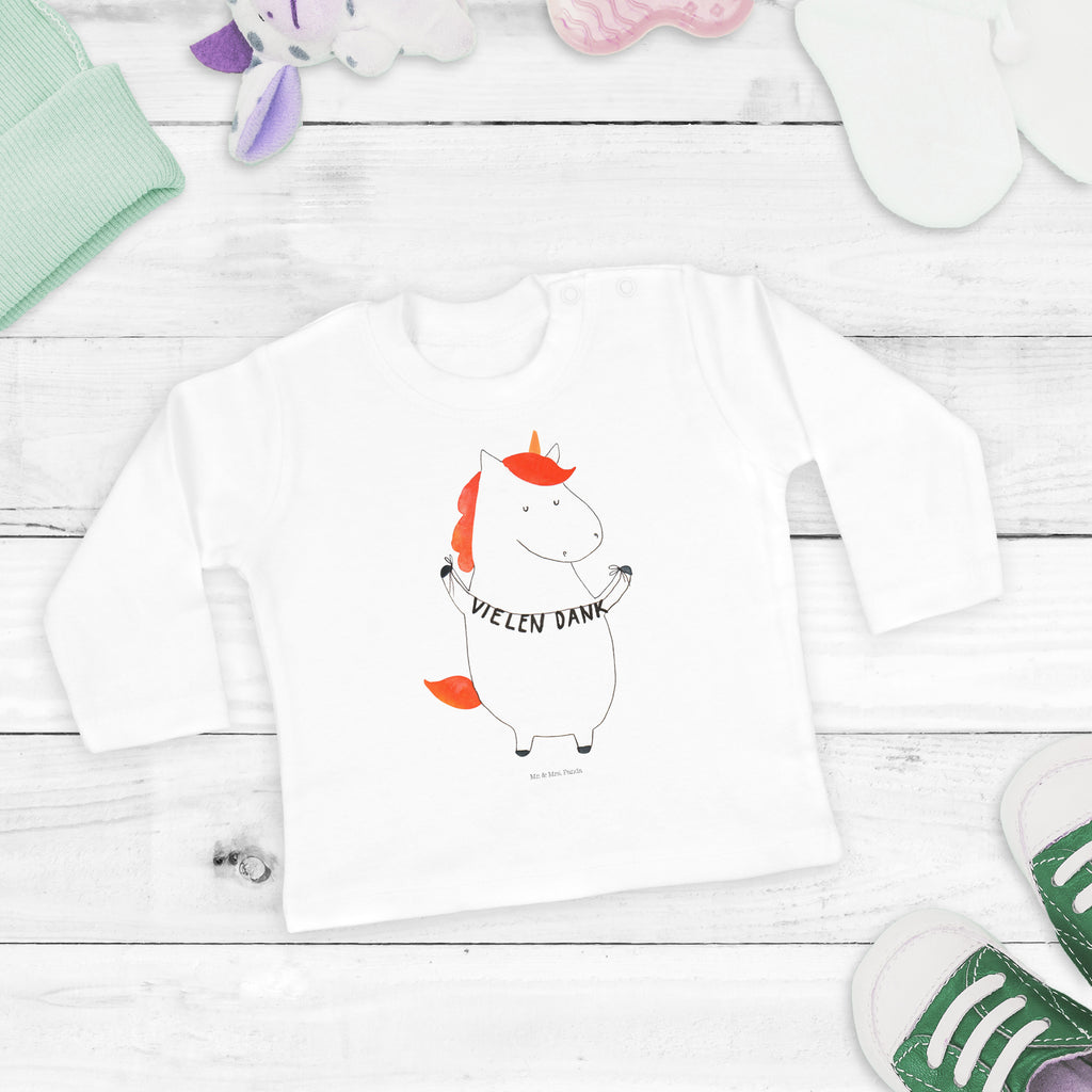 12-18 Monate Baby Longsleeve Einhorn Vielen Dank Mädchen, Jungen, Baby, Langarm, Bio, Kleidung, Einhorn, Einhörner, Einhorn Deko, Pegasus, Unicorn, Danke, vielen Dank, Dankeschön, Danksagung
