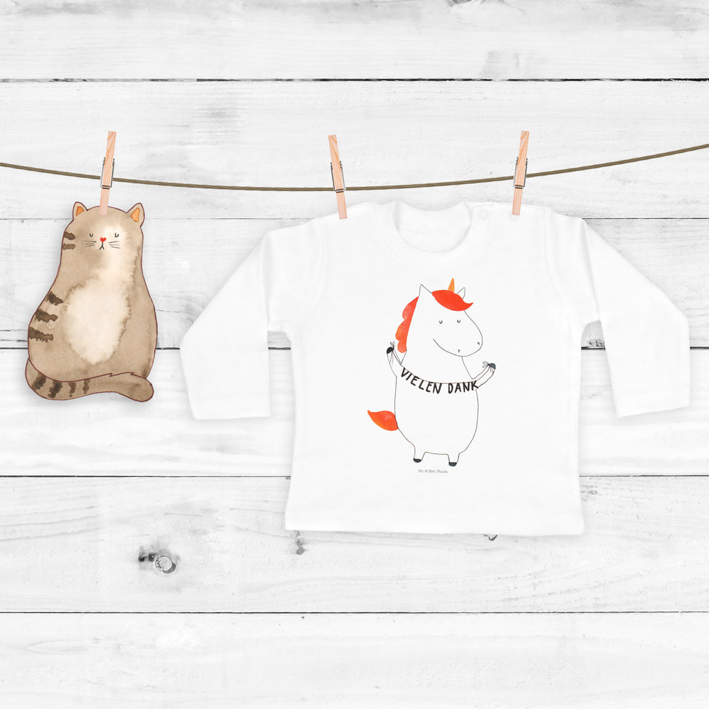 12-18 Monate Baby Longsleeve Einhorn Vielen Dank Mädchen, Jungen, Baby, Langarm, Bio, Kleidung, Einhorn, Einhörner, Einhorn Deko, Pegasus, Unicorn, Danke, vielen Dank, Dankeschön, Danksagung