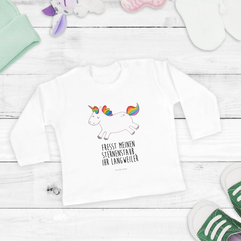 18-24 Monate Baby Longsleeve Einhorn Happy Mädchen, Jungen, Baby, Langarm, Bio, Kleidung, Longsleeve, Einhorn, Einhörner, Einhorn Deko, Pegasus, Unicorn, glücklich, fröhlich, Spaß, Freude, Lebensfreude, witzig, spannend, Lächeln, Lachen
