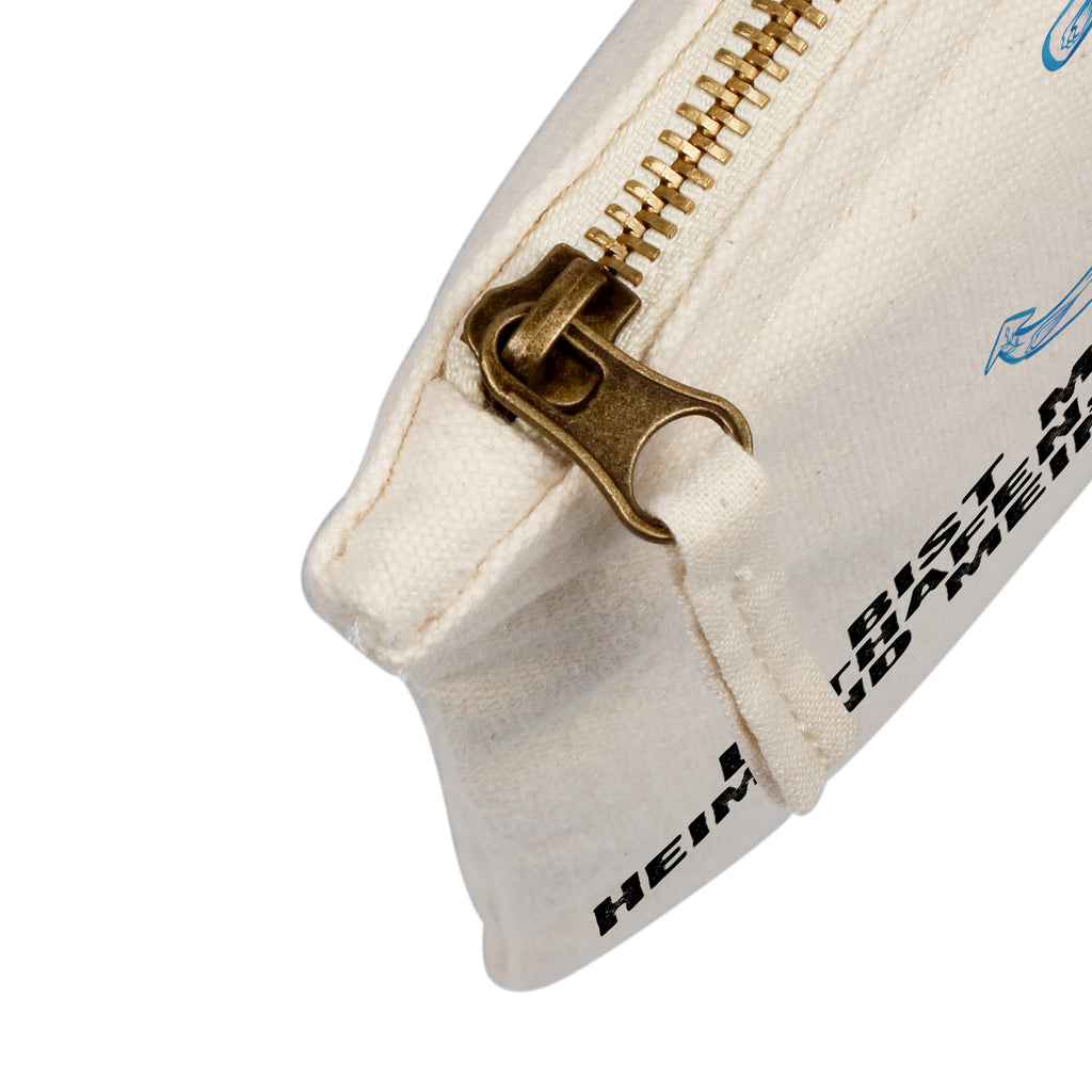 Schminktasche Anker Blau Schminktasche, Kosmetiktasche, Kosmetikbeutel, Stiftemäppchen, Etui, Federmappe, Makeup, XXL, Schminketui, Kosmetiketui, Schlamperetui, Tiermotive, Gute Laune, lustige Sprüche, Tiere