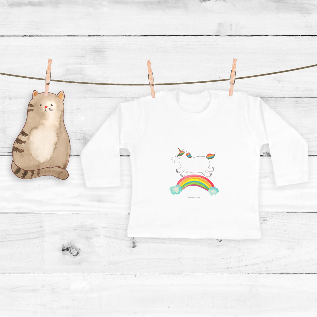 12-18 Monate Baby Longsleeve Einhorn Regenbogen Mädchen, Jungen, Baby, Langarm, Bio, Kleidung, Einhorn, Einhörner, Einhorn Deko, Pegasus, Unicorn, Regenbogen, Glitzer, Einhornpower, Erwachsenwerden, Einhornautobahn