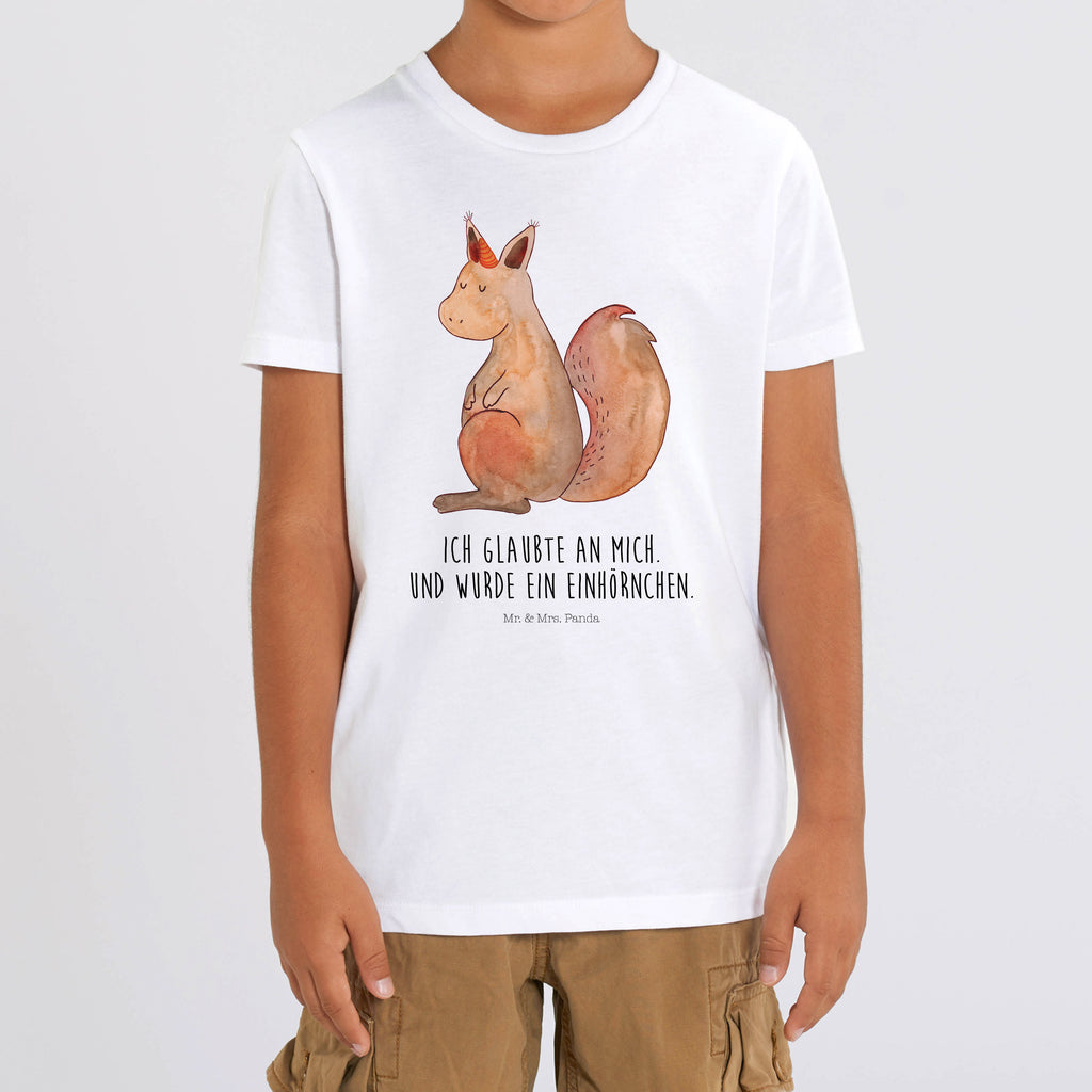 5-6 Jahre Kinder T-Shirt Einhörnchen Glaube Einhorn, Einhörner, Einhorn Deko, Pegasus, Unicorn, Einhörnchen, Eichhörnchen, Eichhorn