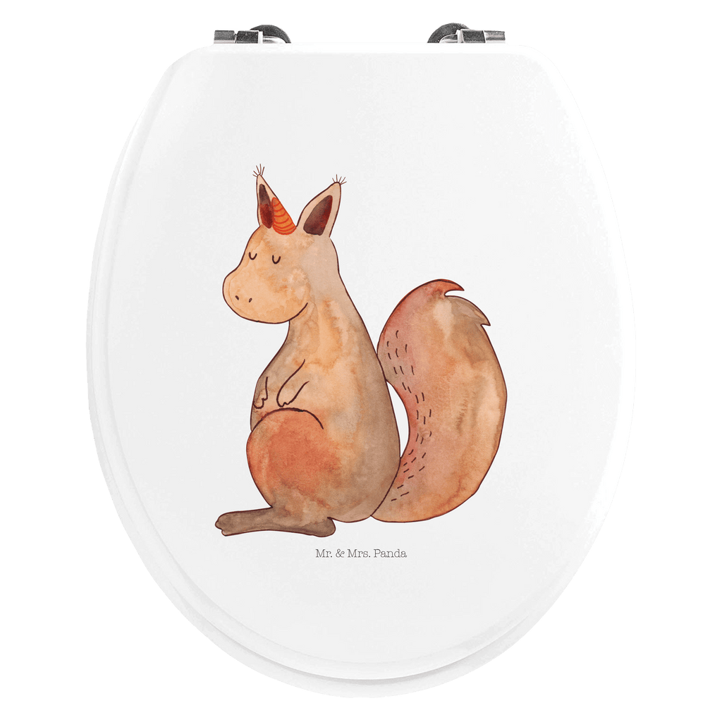 Motiv WC Sitz Einhörnchen Glaube Klobrille, Klodeckel, Toilettendeckel, WC-Sitz, Toilette, Einhorn, Einhörner, Einhorn Deko, Pegasus, Unicorn, Einhörnchen, Eichhörnchen, Eichhorn