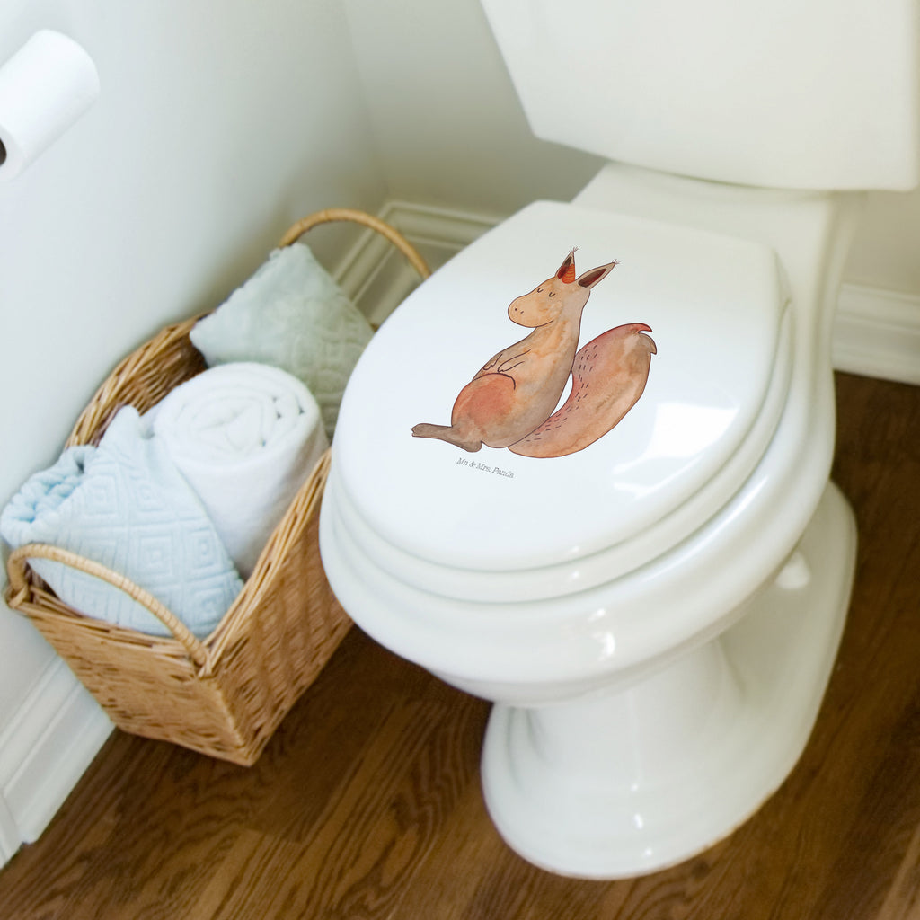 Motiv WC Sitz Einhörnchen Glaube Klobrille, Klodeckel, Toilettendeckel, WC-Sitz, Toilette, Einhorn, Einhörner, Einhorn Deko, Pegasus, Unicorn, Einhörnchen, Eichhörnchen, Eichhorn