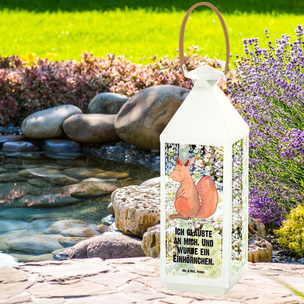 Deko Laterne Einhörnchen Glaube Gartenlampe, Gartenleuchte, Gartendekoration, Gartenlicht, Laterne  kleine Laternen, XXL Laternen, Laterne groß, Einhorn, Einhörner, Einhorn Deko, Pegasus, Unicorn, Einhörnchen, Eichhörnchen, Eichhorn