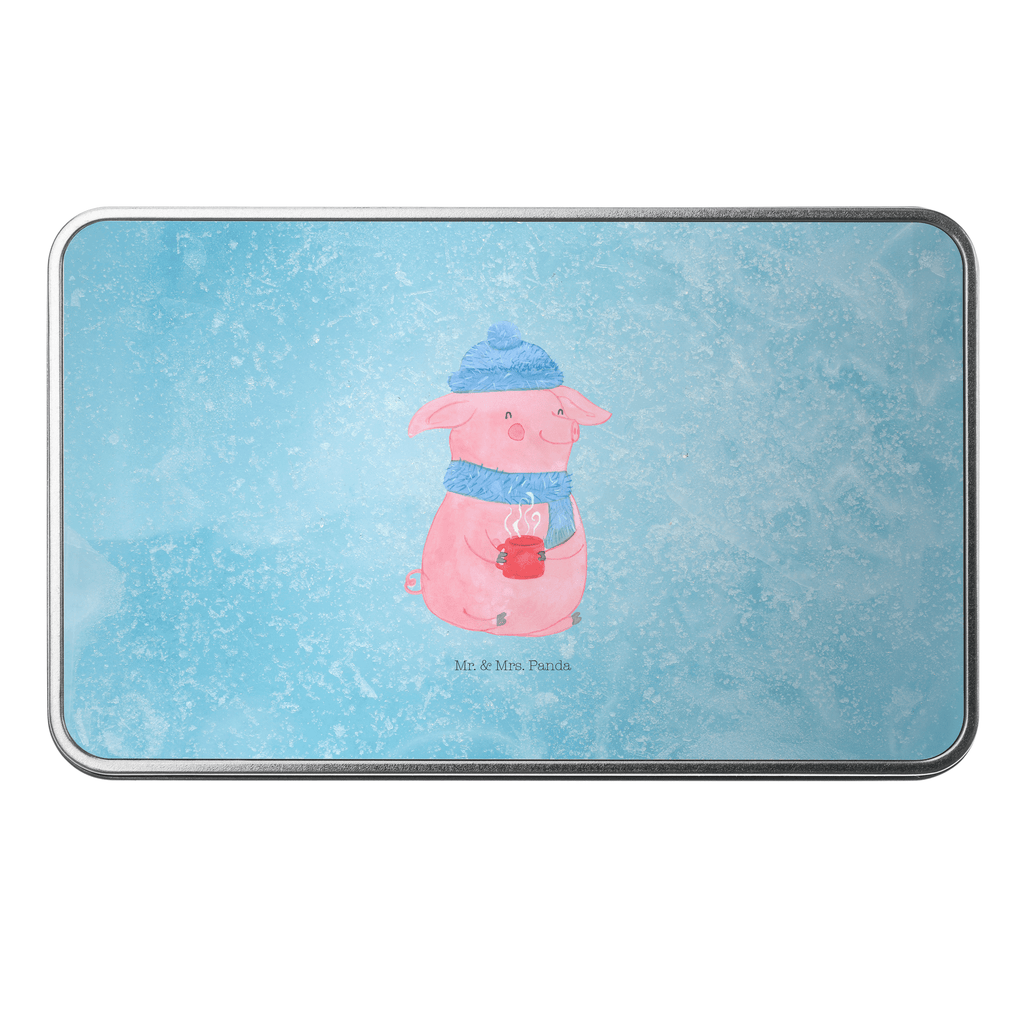 Metalldose rechteckig Lallelndes Glühschwein Blechdose, Metalldose, Blechbox, Container, Keksdose, Vorratsdose, Vorratsbox, Döschen, Versperbox, Vesperdose, Aufbewahrungsdose, Aufbewahrungsbox, Aluminiumdose, Dose, Winter, Weihnachten, Weihnachtsdeko, Nikolaus, Advent, Heiligabend, Wintermotiv, Glühwein, Betrunken, Weihnachtsmarkt, Spruch