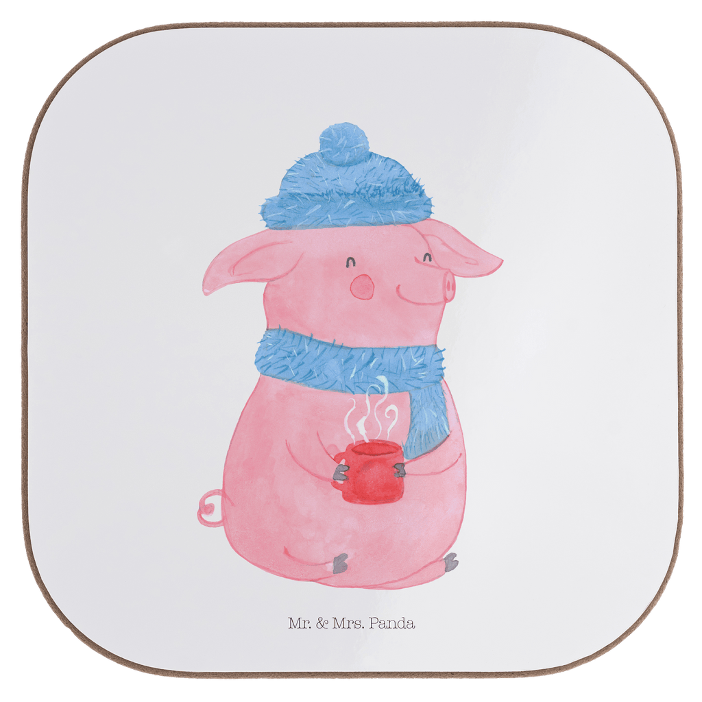 Quadratische Untersetzer Lallelndes Glühschwein Bierdeckel, Glasuntersetzer, Untersetzer Gläser, Getränkeuntersetzer, Winter, Weihnachten, Weihnachtsdeko, Nikolaus, Advent, Heiligabend, Wintermotiv, Glühwein, Betrunken, Weihnachtsmarkt, Spruch