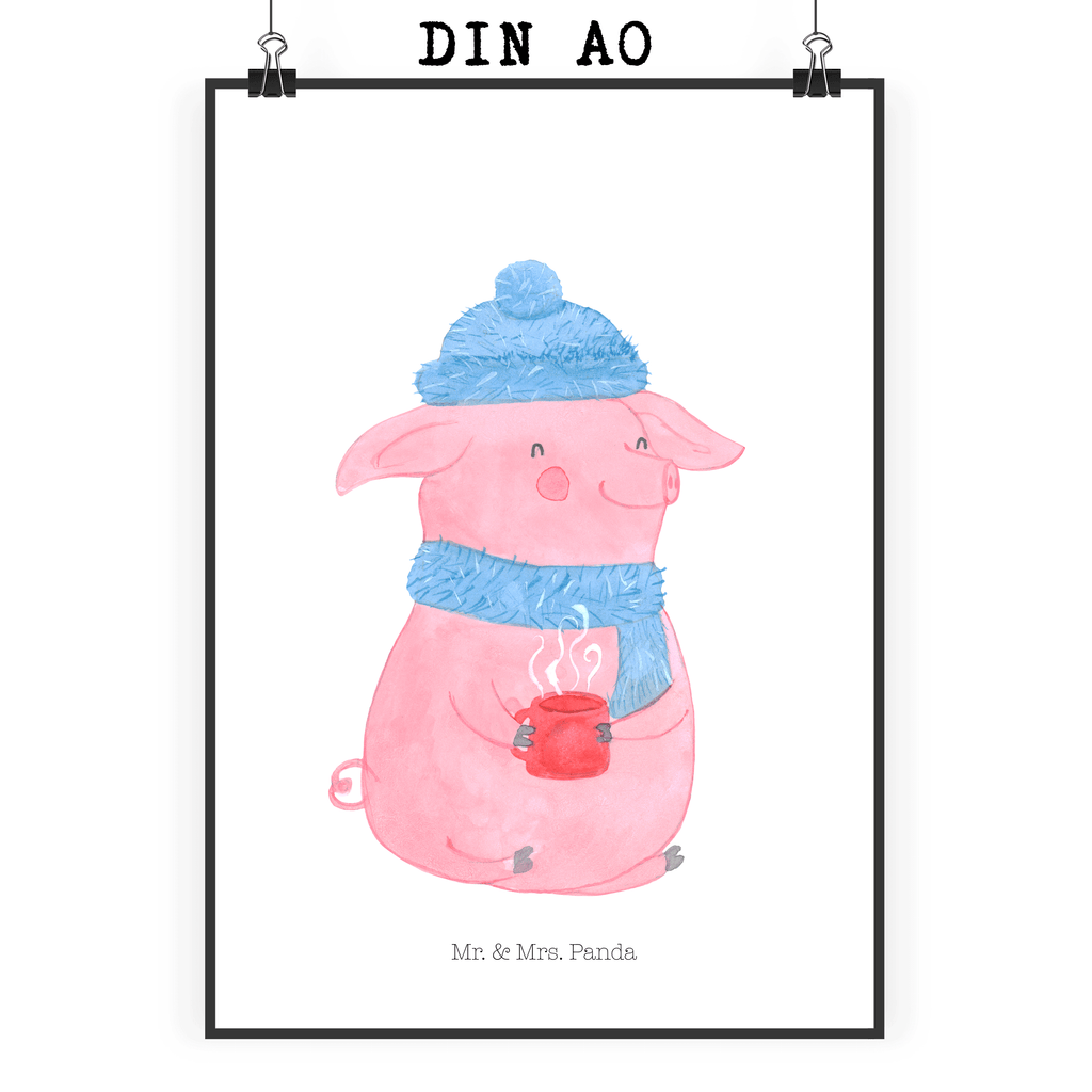 Poster Lallelndes Glühschwein Poster, Wandposter, Bild, Wanddeko, Küchenposter, Kinderposter, Wanddeko Bild, Raumdekoration, Wanddekoration, Handgemaltes Poster, Mr. & Mrs. Panda Poster, Designposter, Kunstdruck, Posterdruck, Winter, Weihnachten, Weihnachtsdeko, Nikolaus, Advent, Heiligabend, Wintermotiv, Glühwein, Betrunken, Weihnachtsmarkt, Spruch