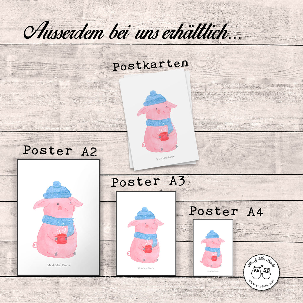 Poster Lallelndes Glühschwein Poster, Wandposter, Bild, Wanddeko, Küchenposter, Kinderposter, Wanddeko Bild, Raumdekoration, Wanddekoration, Handgemaltes Poster, Mr. & Mrs. Panda Poster, Designposter, Kunstdruck, Posterdruck, Winter, Weihnachten, Weihnachtsdeko, Nikolaus, Advent, Heiligabend, Wintermotiv, Glühwein, Betrunken, Weihnachtsmarkt, Spruch