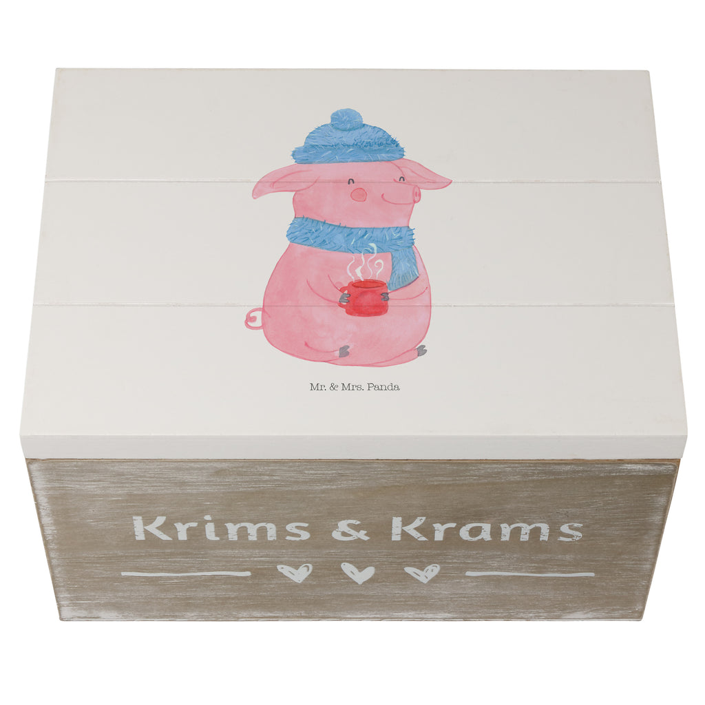 Holzkiste Lallelndes Glühschwein Holzkiste, Kiste, Schatzkiste, Truhe, Schatulle, XXL, Erinnerungsbox, Erinnerungskiste, Dekokiste, Aufbewahrungsbox, Winter, Weihnachten, Weihnachtsdeko, Nikolaus, Advent, Heiligabend, Wintermotiv, Glühwein, Betrunken, Weihnachtsmarkt, Spruch