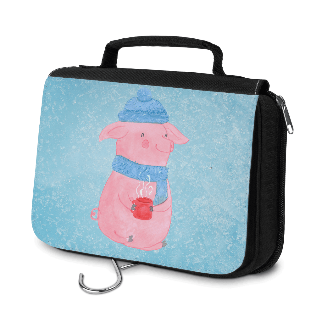 Kulturbeutel Lallelndes Glühschwein Kulturbeutel, Zum Aufhängen, Waschtasche, Kosmetiktasche, Damen, Herren, Aufbewahrungstasche, Schminktasche, Kosmetikbeutel, Organizer, Kulturtasche, Schminkutensil, Winter, Weihnachten, Weihnachtsdeko, Nikolaus, Advent, Heiligabend, Wintermotiv, Glühwein, Betrunken, Weihnachtsmarkt, Spruch